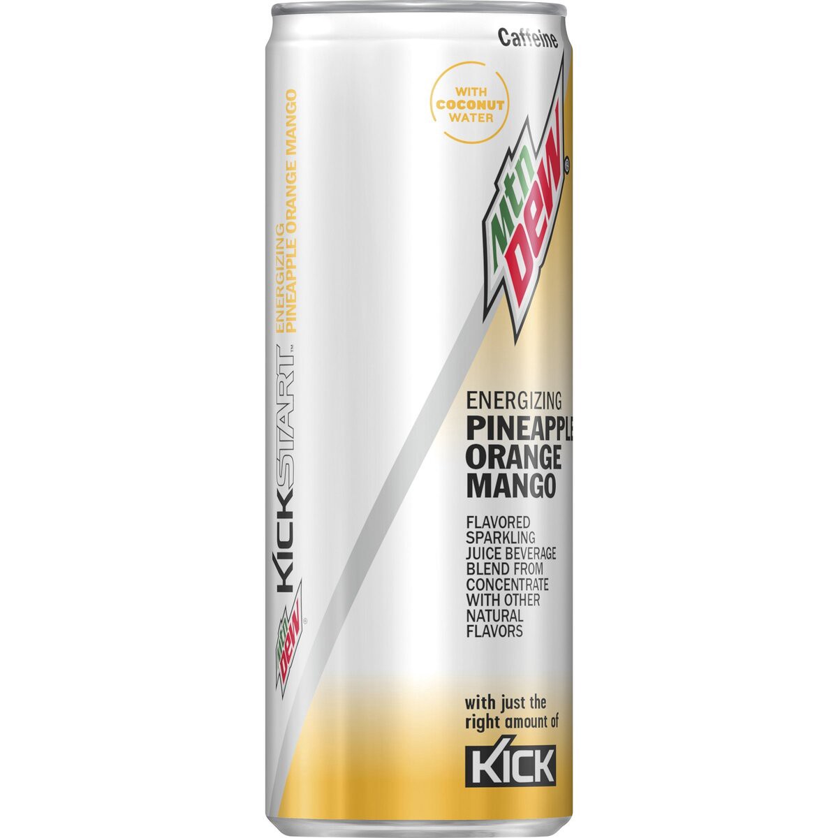 slide 3 of 8, Mountain Dew Sparkling Juice Beverage, Energizing Pineapple Orange Mango Flavored, 16 oz