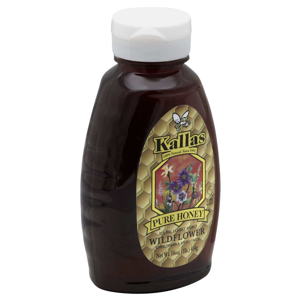 slide 2 of 2, Kallas Honey 16 oz, 16 oz