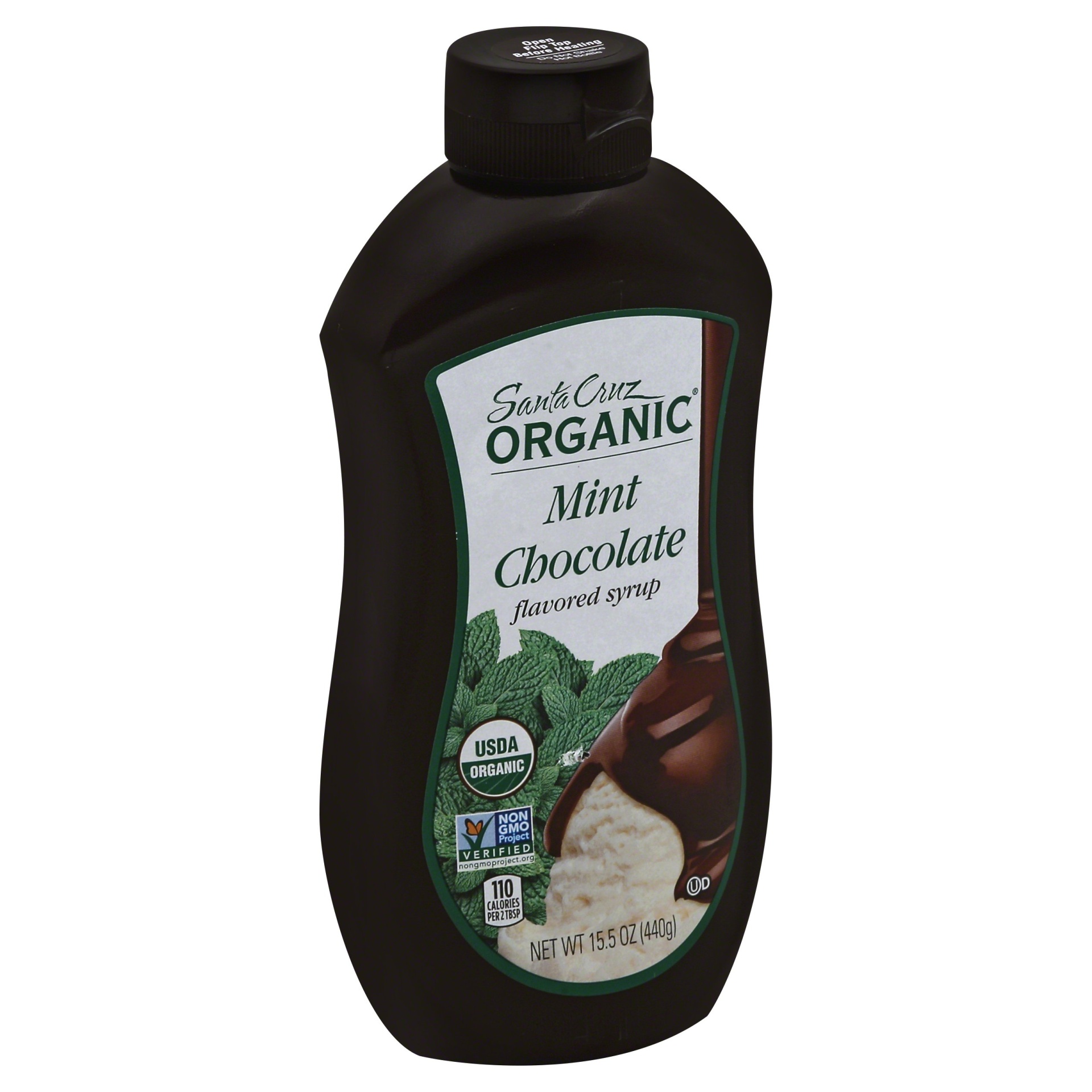 slide 1 of 5, Santa Cruz Organic Mint Chocolate Syrup, 15.5 oz