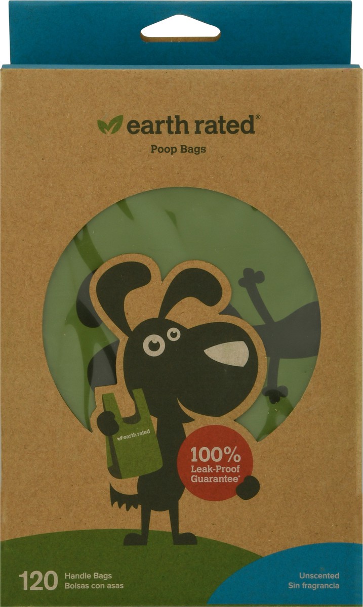 slide 1 of 10, Earth Rated Unscented Poop Bags 120 ea, 120 ct