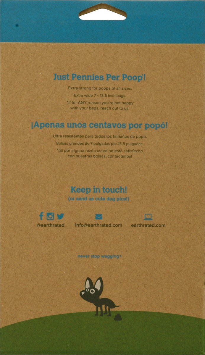 slide 7 of 10, Earth Rated Unscented Poop Bags 120 ea, 120 ct