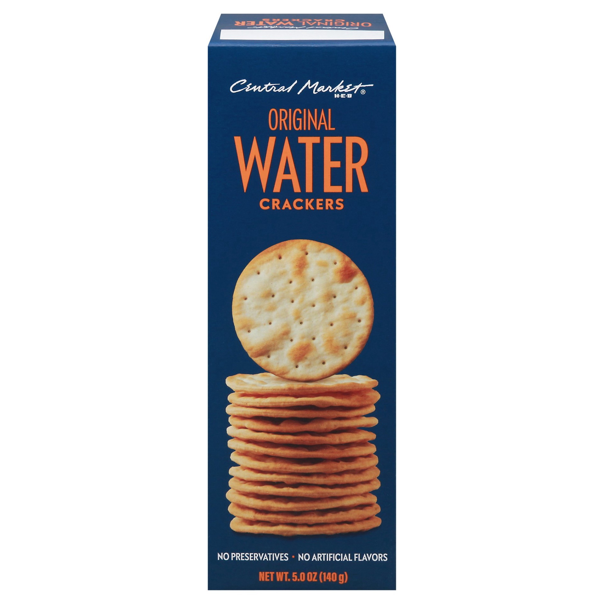 slide 1 of 1, Central Market Original Water Crackers, 5.3 oz