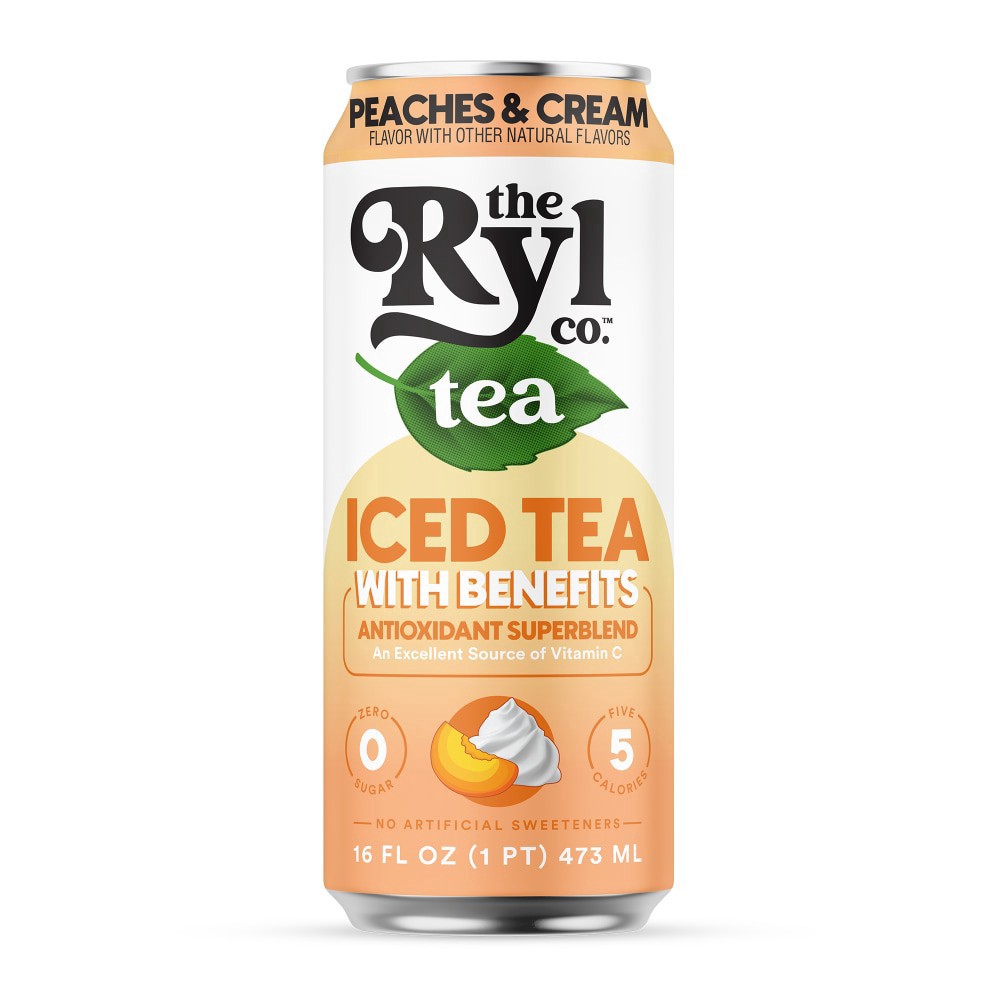 slide 1 of 4, The Ryl Co.™ Peaches & Cream Antioxidant Blend Iced Tea With Benefits, 16 fl oz