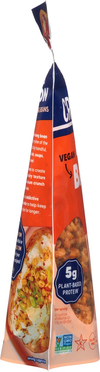 slide 8 of 9, Crunchsters Vegan Beyond Bacon Crunchy Mung Beans, 4 oz