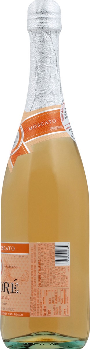 slide 5 of 7, André Peach Moscato Champagne Sparkling Wine 750ml, 25.4 fl oz