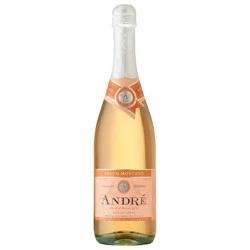 André Peach Moscato Champagne Sparkling Wine 750ml