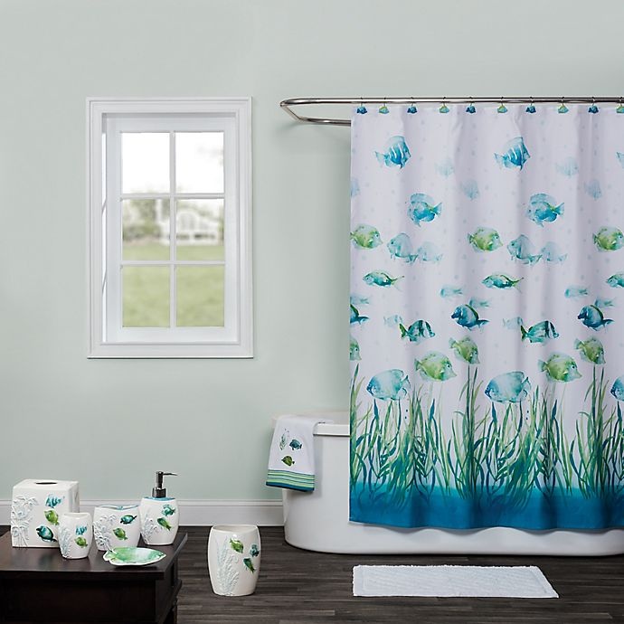 slide 2 of 2, Saturday Knight Atlantis Shower Curtain, 1 ct