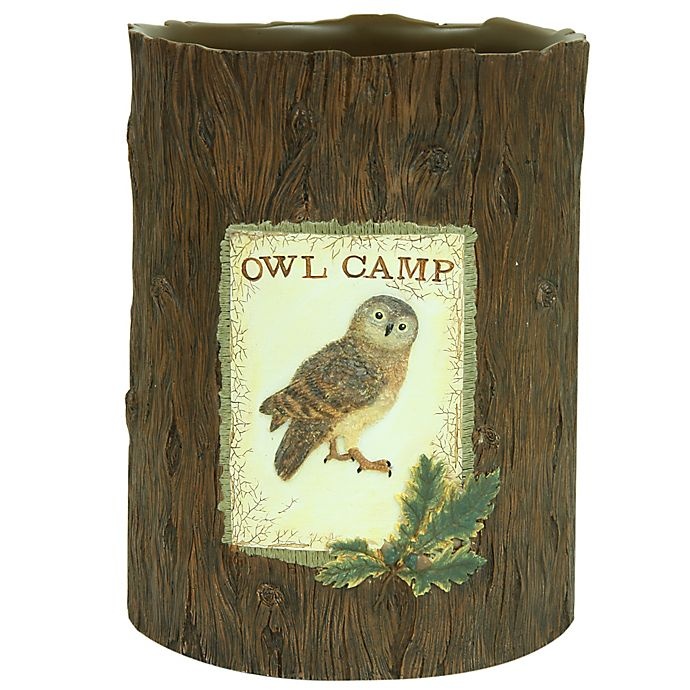 slide 2 of 2, Bacova Lodge Memories Wastebasket, 1 ct