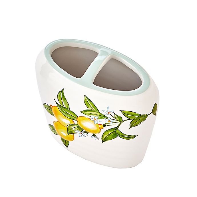 slide 4 of 5, Vern Yip by SKL Home Citrus Grove Toothbrush Holder - White, 1 ct