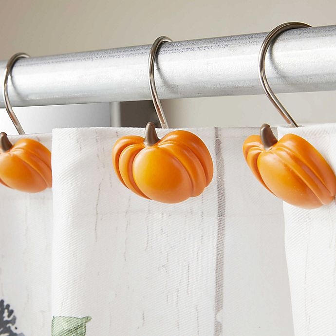 slide 6 of 7, Saturday Knight Ltd. Nature's Harvest Fall Themed Shower Curtain, 70 in x 72 in