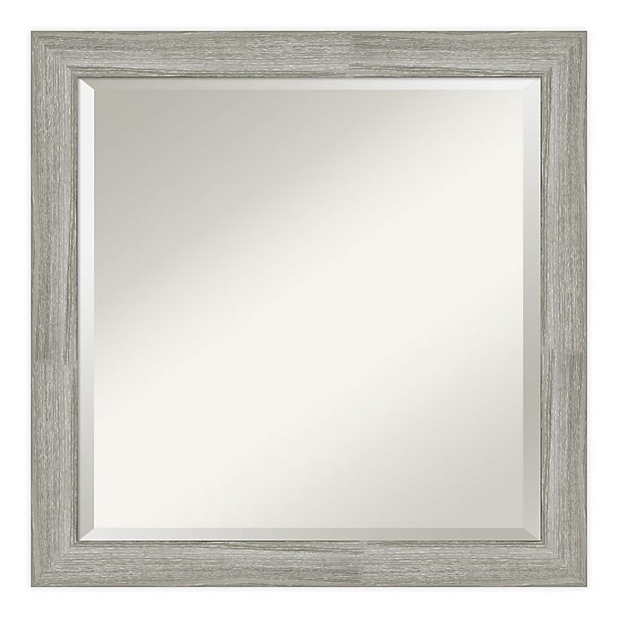 slide 1 of 7, Amanti Art Dove Greywash Bathroom Vanity Mirror - Grey, 24 in x 24 in