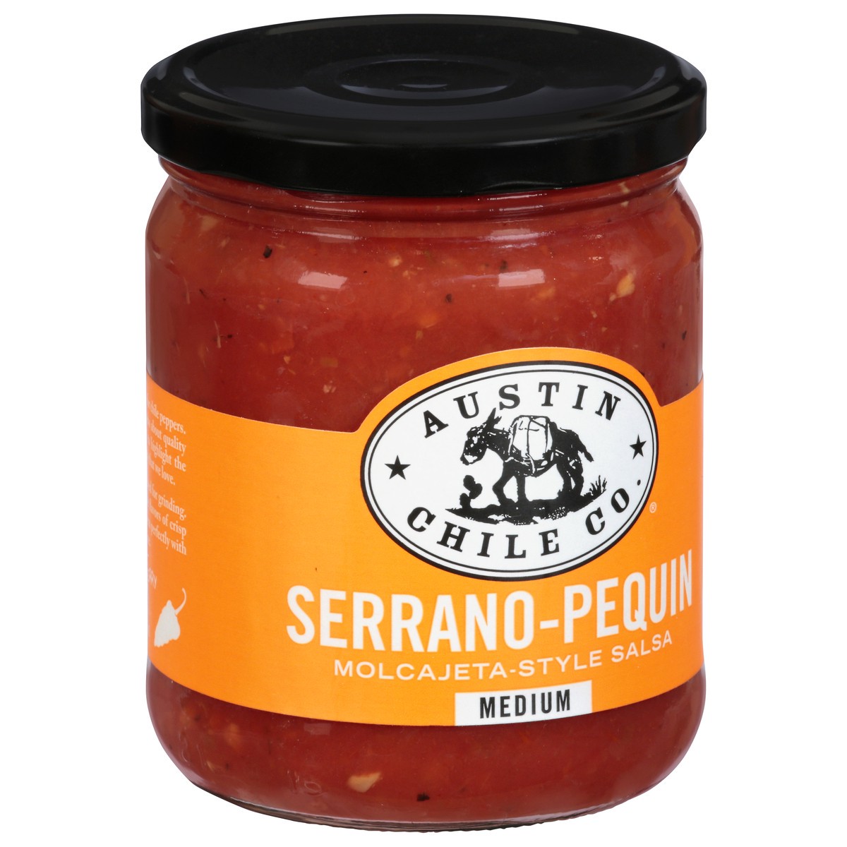 slide 7 of 13, Austin Chile Co. Molcajeta-Style Medium Serrano-Pequin Salsa 16 oz, 16 oz