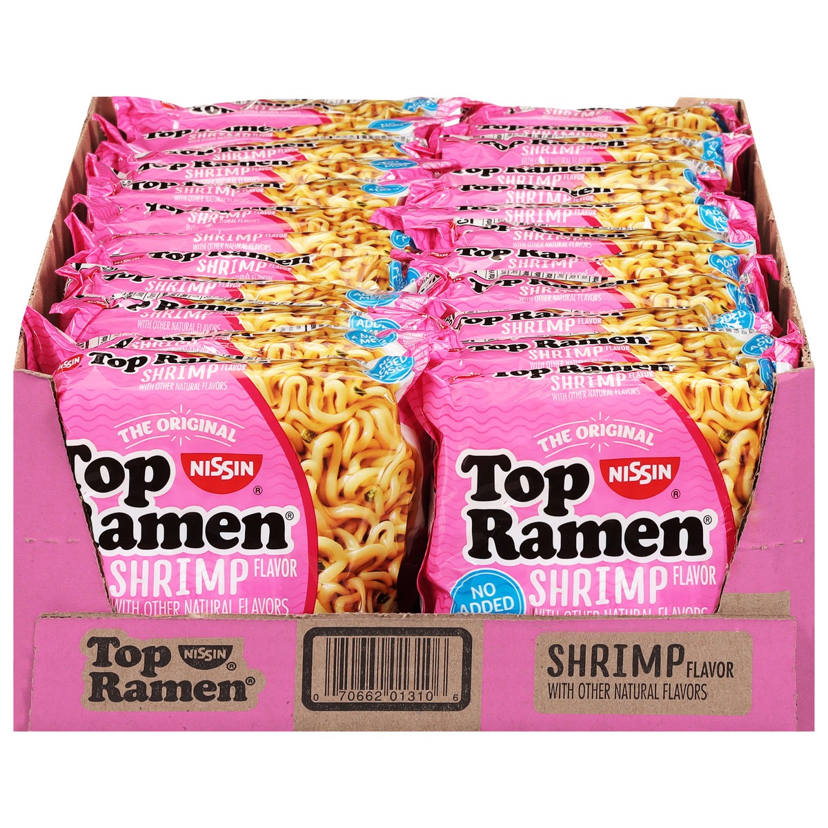 Nissin Top Ramen The Original Shrimp Flavor Ramen Noodle Soup, 18 oz