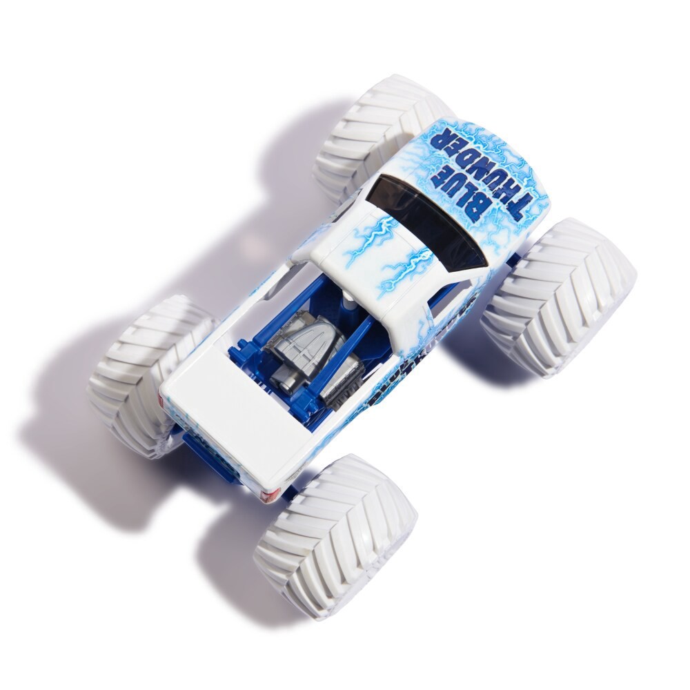 slide 3 of 5, Monster Jam Official Blue Thunder Monster Truck Collector 1:24 Scale Die-Cast Vehicle Toy, 1 ct