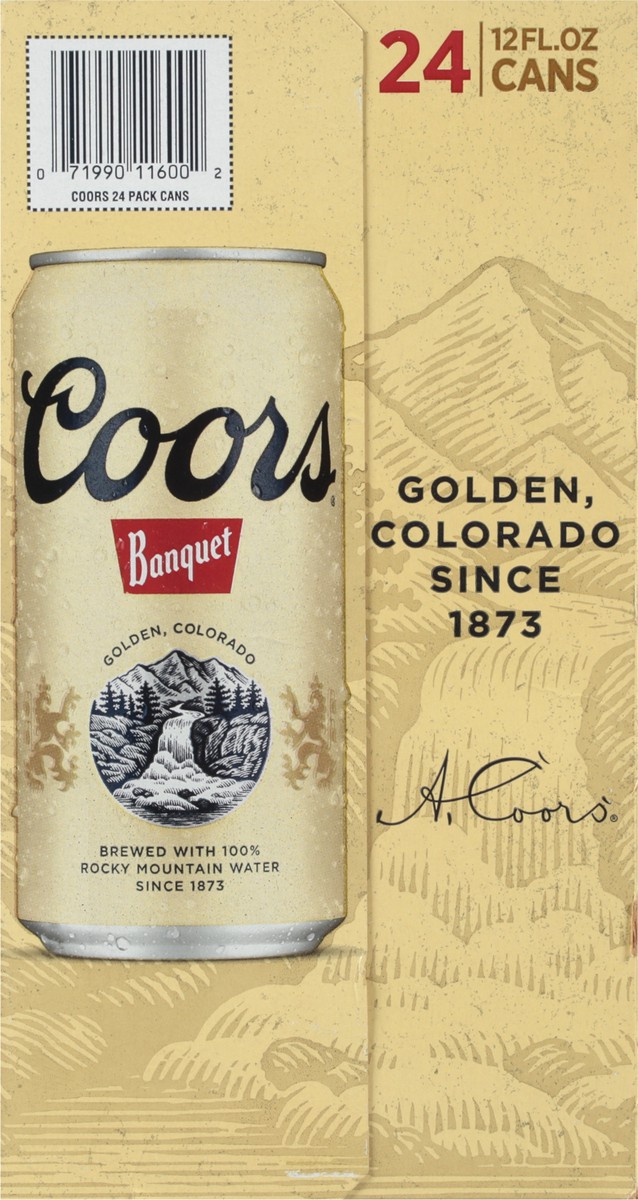 slide 3 of 9, Coors Banquet Beer 24 - 12 fl oz Cans, 24 ct; 12 oz