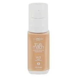 L''Oreal True Match W3 Warm Light Medium Foundation 1.0 fl oz