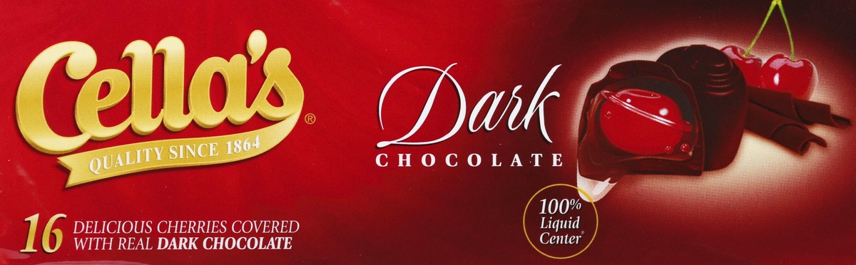 slide 4 of 4, TOOTSIE ROLL Cellas Cherries Dark Chocolate, 1 ct