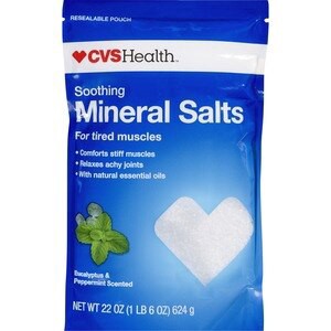 slide 1 of 1, CVS Health Soothing Mineral Salts, Eucalyptus & Peppermint, 22 Oz, 22 oz