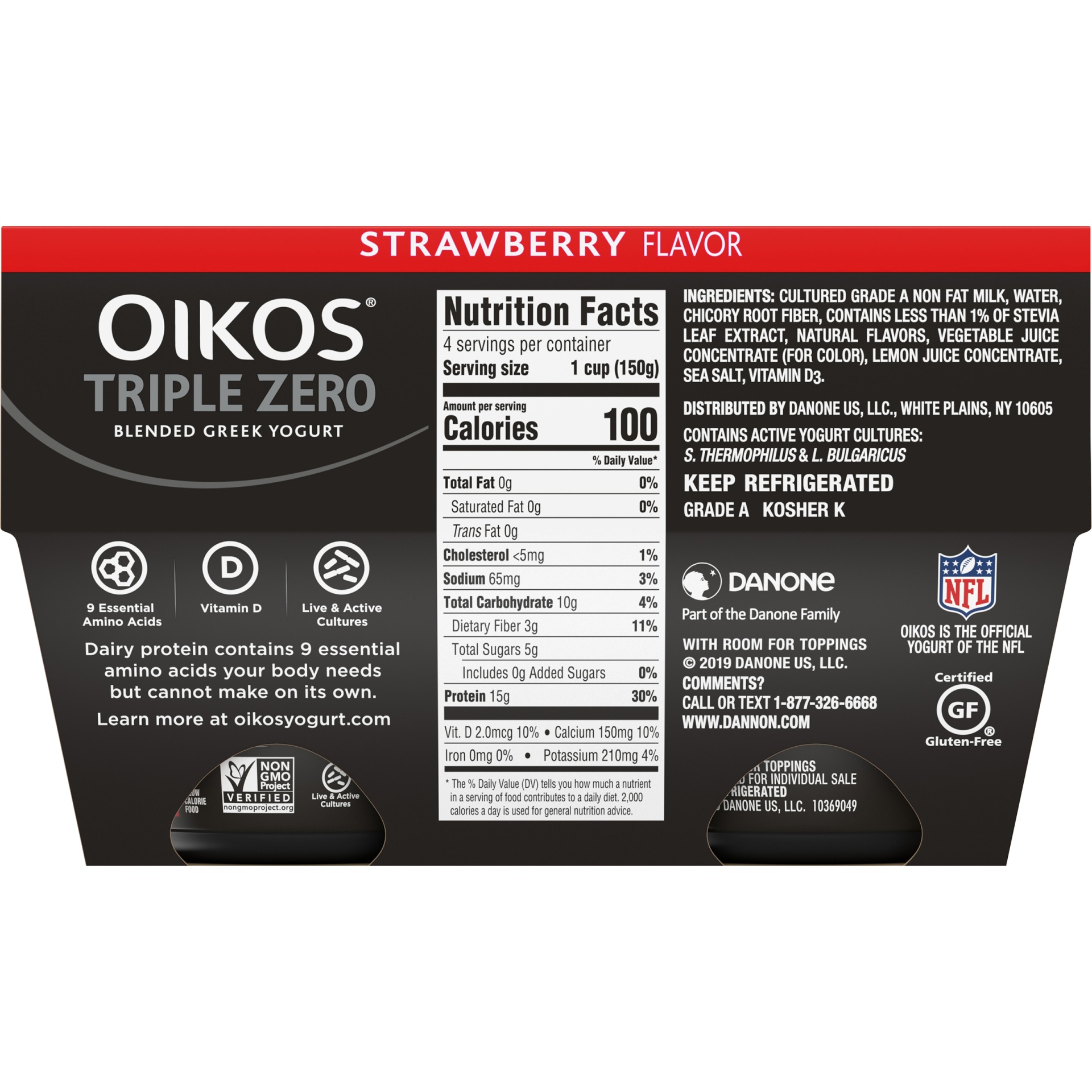 Oikos Greek Yogurt Nutrition Facts