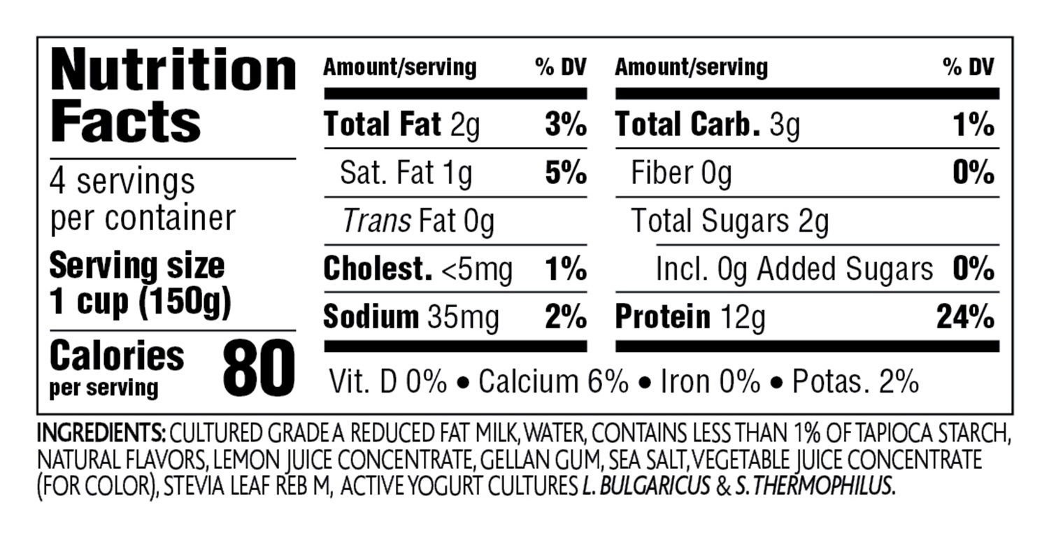 Two Good Low Fat Lower Sugar Strawberry Greek Yogurt 4ct 5 3oz Cups 4 Ct 5 3 Oz Shipt