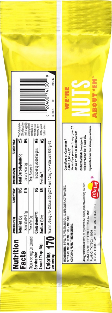 slide 6 of 8, Nut Harvest Whole Peanuts Salted 3 3/4 Oz, 3.75 oz