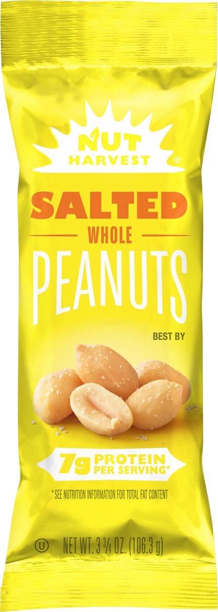 slide 4 of 8, Nut Harvest Whole Peanuts Salted 3 3/4 Oz, 3.75 oz