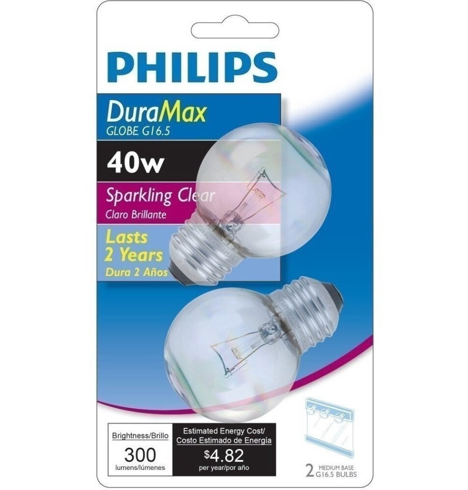 slide 1 of 2, Philips Light Bulbs 2 ea, 2 ct