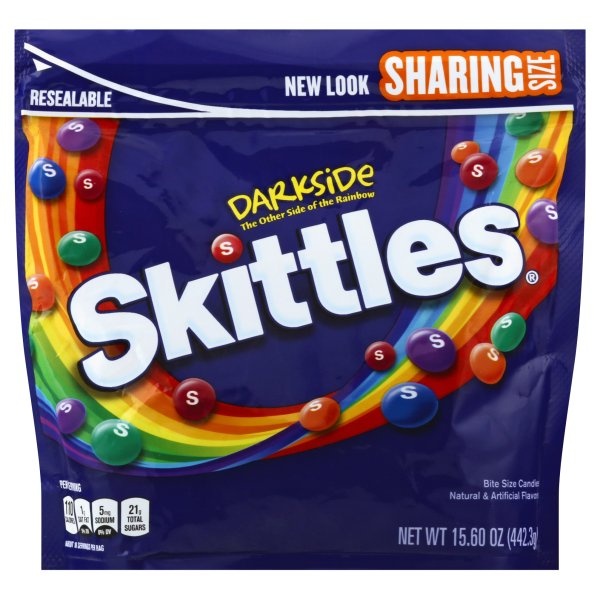 slide 1 of 1, Skittles DarksideSharing Size, 15.6 oz