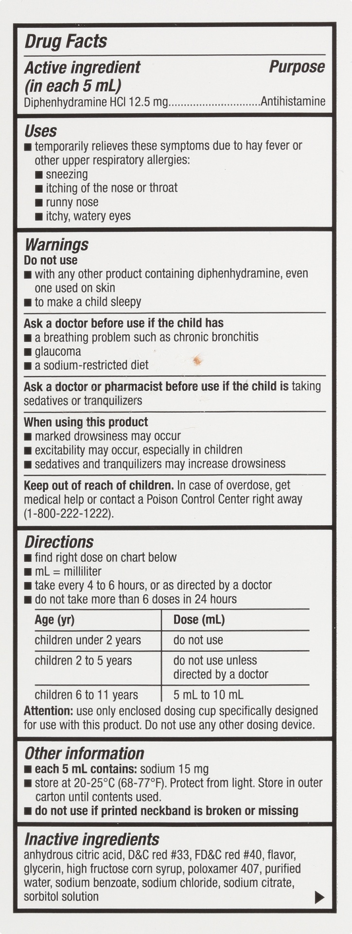 slide 4 of 6, TopCare Health Children's Cherry Flavor Allergy Liquid 8 fl oz, 8 fl oz