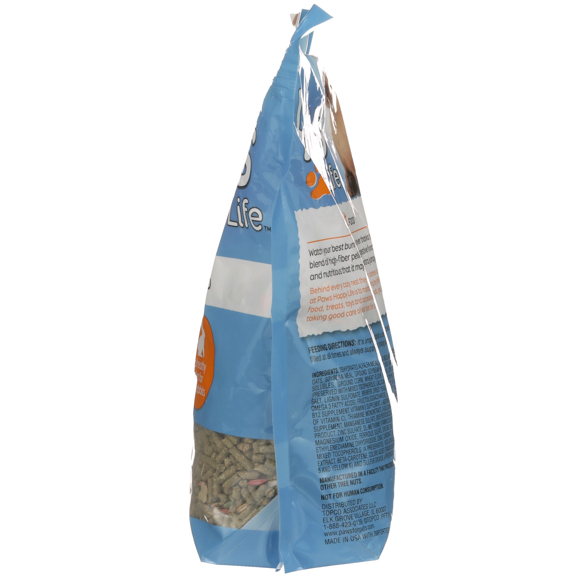 slide 4 of 6, Paws Happy Life Pet Rabbit Food 4 lb, 4 lb