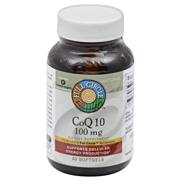 slide 1 of 1, Full Circle Market CoQ 10 Dietary Supplements, 60 ct; 100 mg