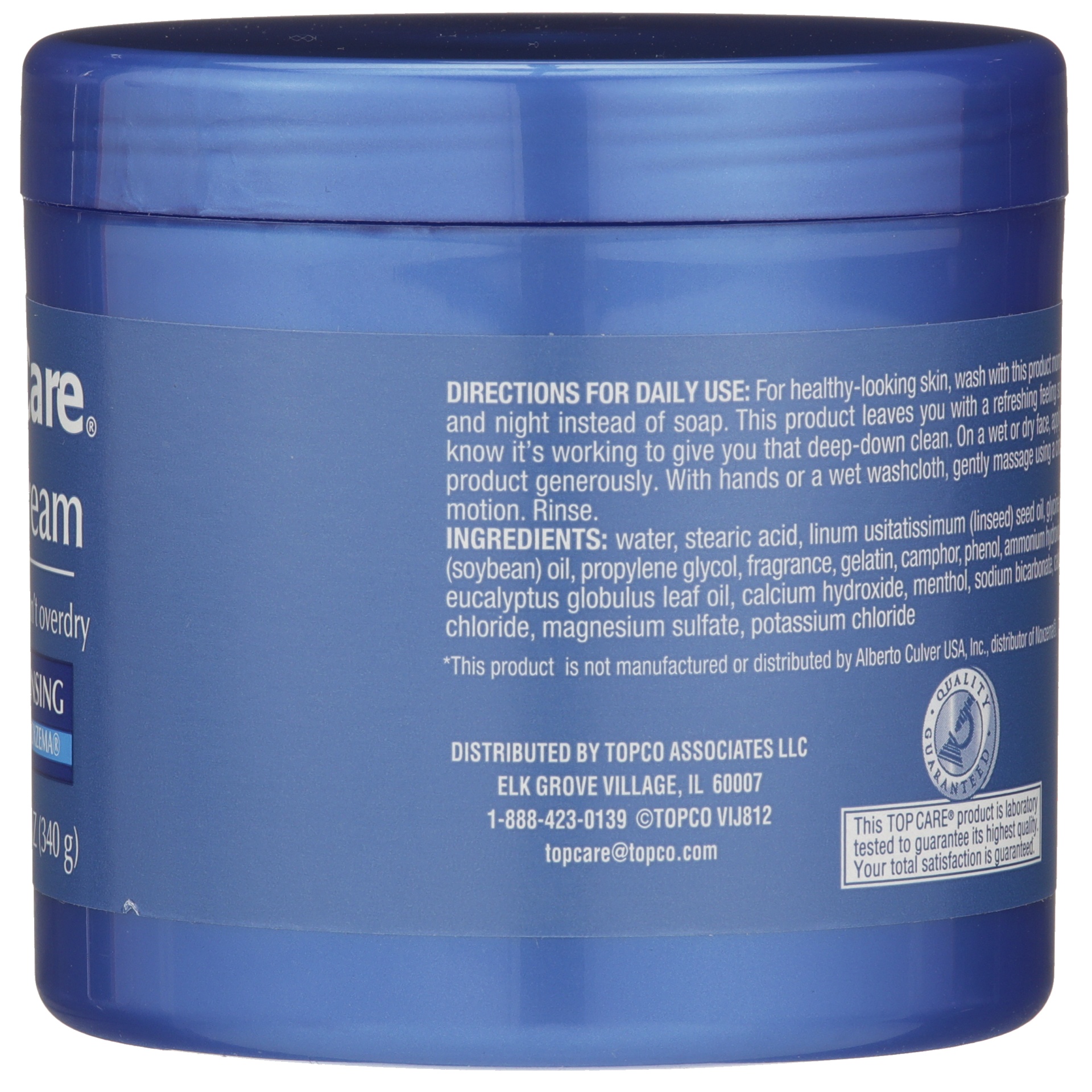 TopCare Deep Cleansing Skin Cream 12 oz Shipt