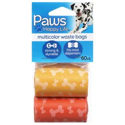 Paws Premium Waste Bags 60ct