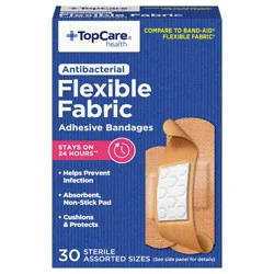 Topcare Fabric Bandages Assorted Sizes