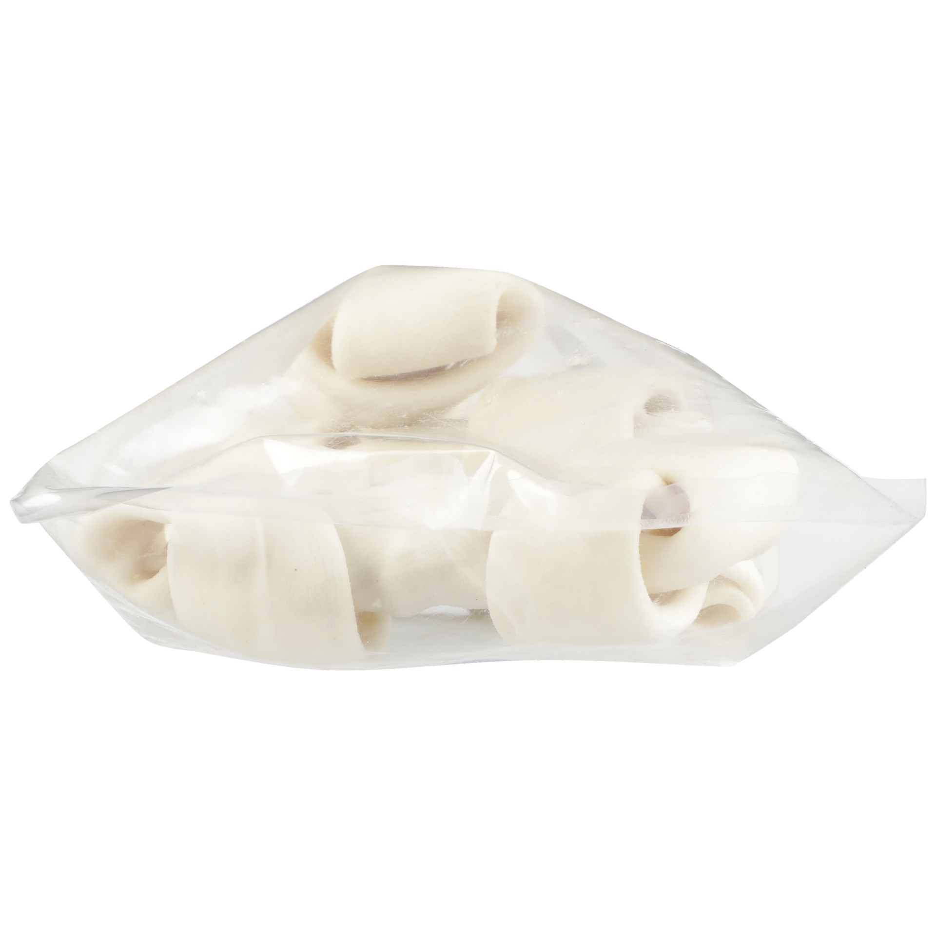 slide 4 of 6, Paws Happy Life Bones, Beefhide, for Dogs, Plain Flavor, 4 Inch, 6 Pack, 6 ct