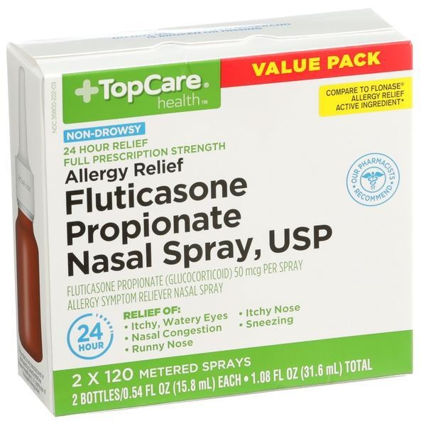 TopCare Fluticasone Nasal Spray Twin Pack 31.6 ml Shipt