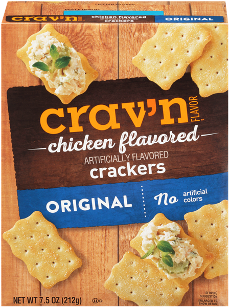 Crav'n Flavor Original Chicken Flavored Crackers 7.5 oz | Shipt