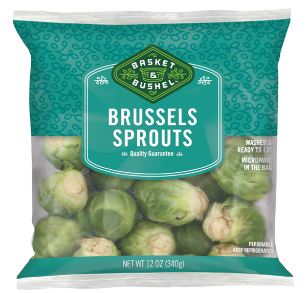 slide 1 of 1, Basket & Bushel Brussels Sprouts, 12 oz