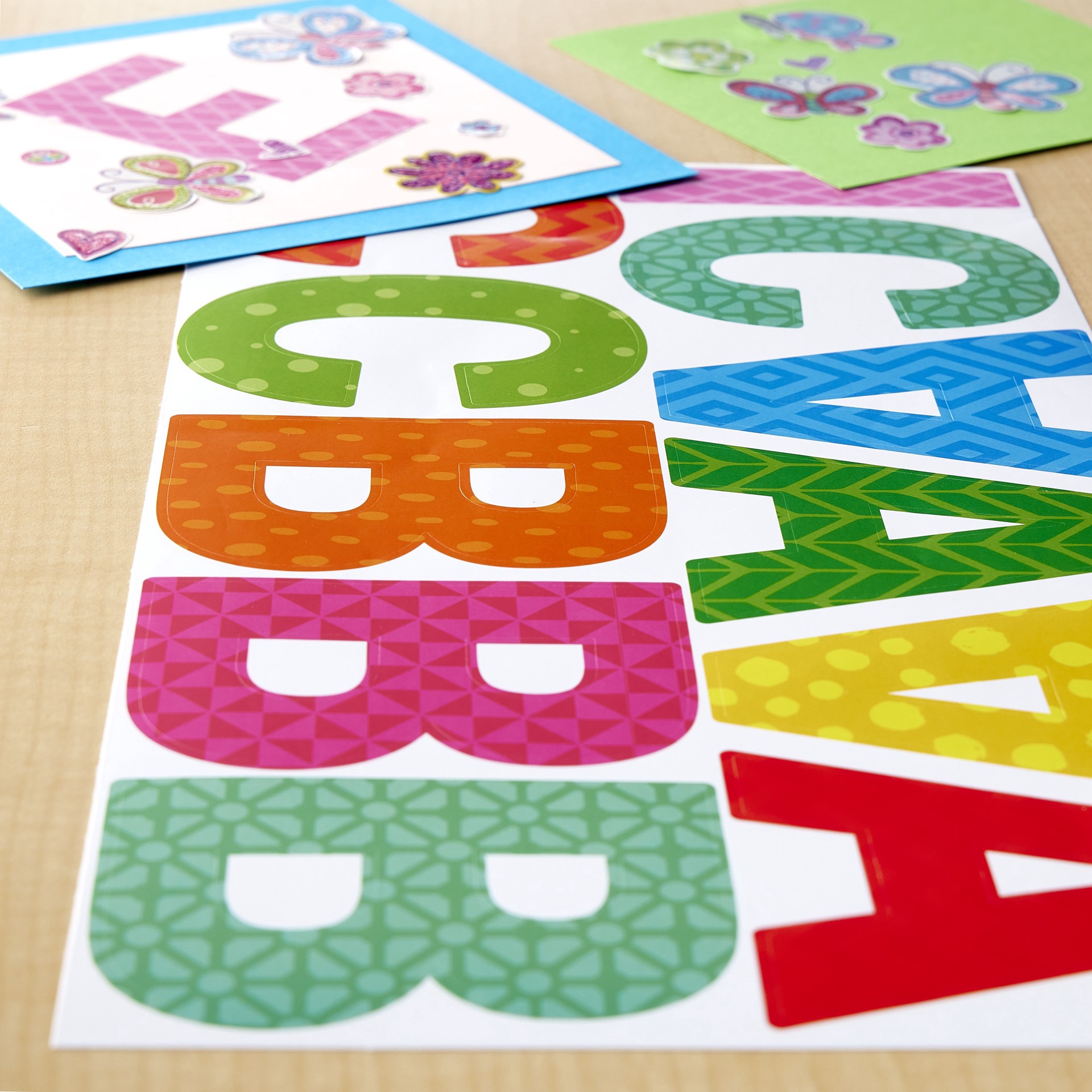 slide 2 of 4, Printed Block Alphabets Stickers By Recollections, 3.25 in