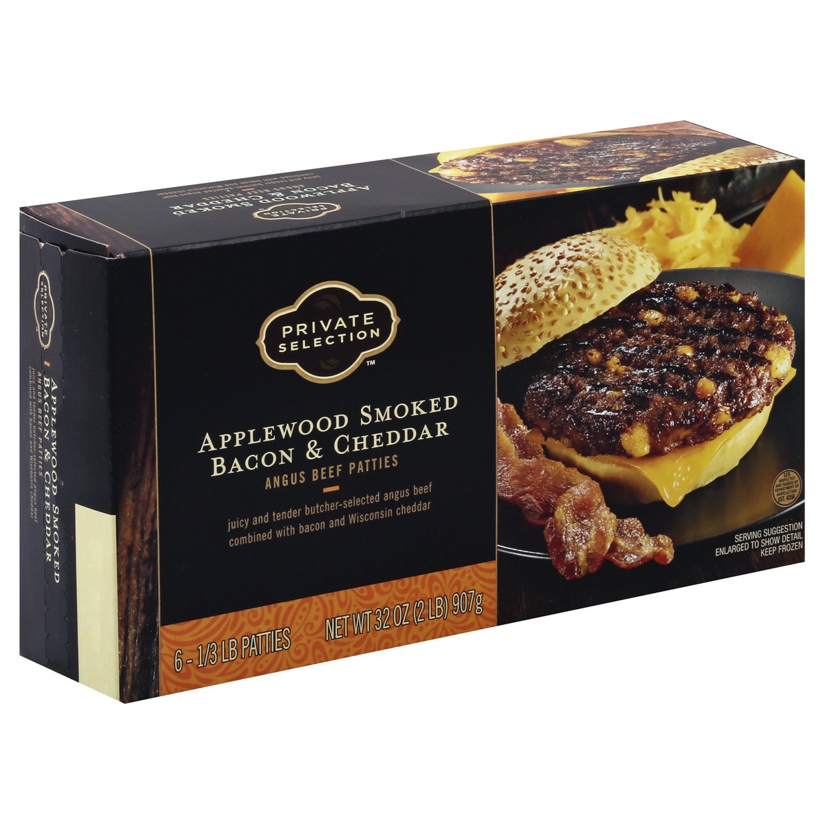 slide 3 of 5, Private Selection Beef Patties 6 ea, 6 ct