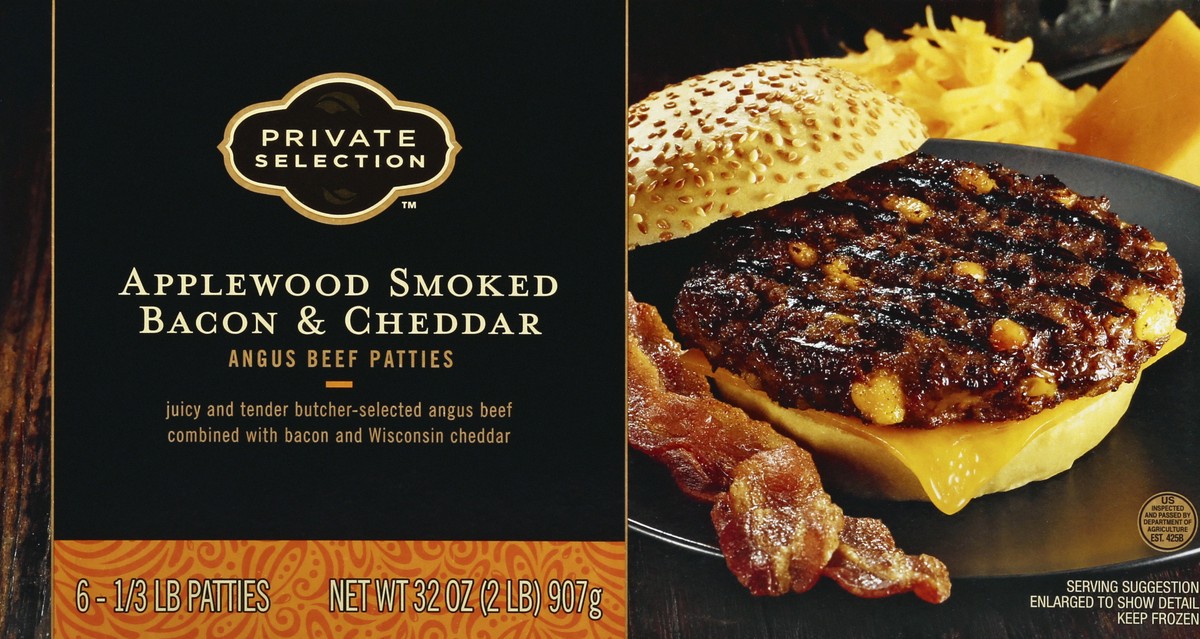 slide 1 of 5, Private Selection Beef Patties 6 ea, 6 ct
