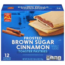 Sunny Select Frosted Brown Sugar Cinnamon Toaster Pastries - 12 ct