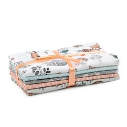Fabric Palette 18 in x 21 in Charming Woodland Fabric Bundle, 5-piece
