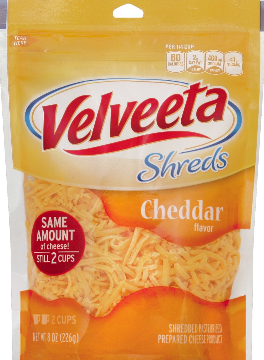 slide 2 of 2, Kraft Cheddar Flavor Velveeta Shreds, 8 oz