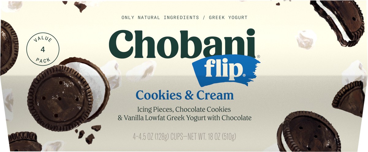 slide 2 of 9, Chobani Yogurt, 4 ct