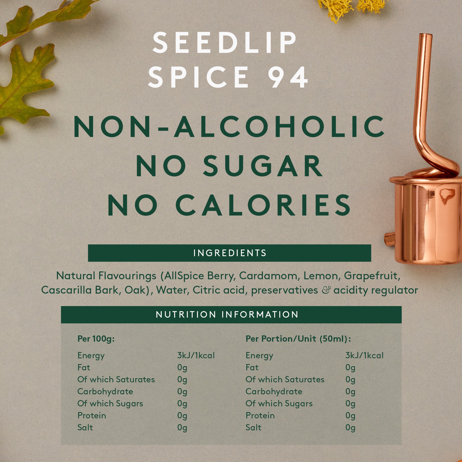 slide 3 of 9, Seedlip Spice Na, 700 ml