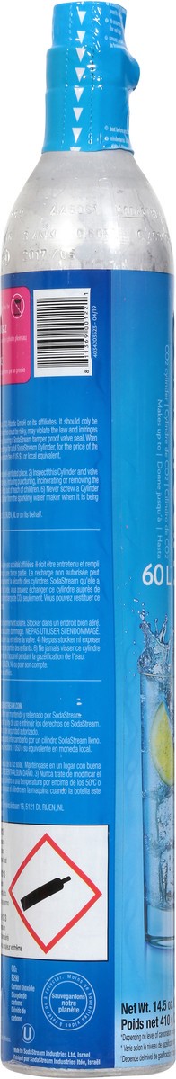 slide 9 of 11, SodaStream CO2 Cylinder 14.5 oz, 60 liter