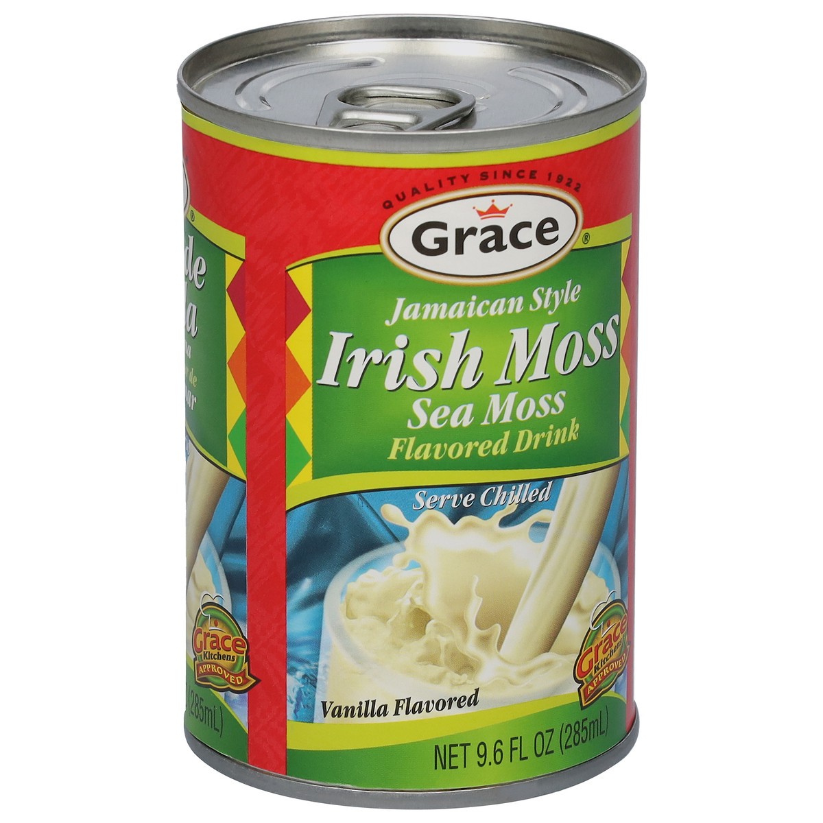 slide 8 of 9, Grace Jamaican Style Irish Moss Sea Moss Vanilla Flavored Flavored Drink - 9.6 fl oz, 9.6 fl oz