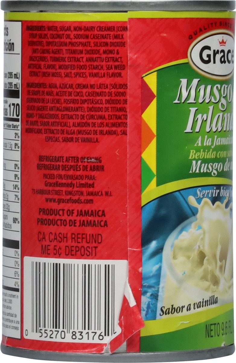 slide 4 of 9, Grace Jamaican Style Irish Moss Sea Moss Vanilla Flavored Flavored Drink - 9.6 fl oz, 9.6 fl oz