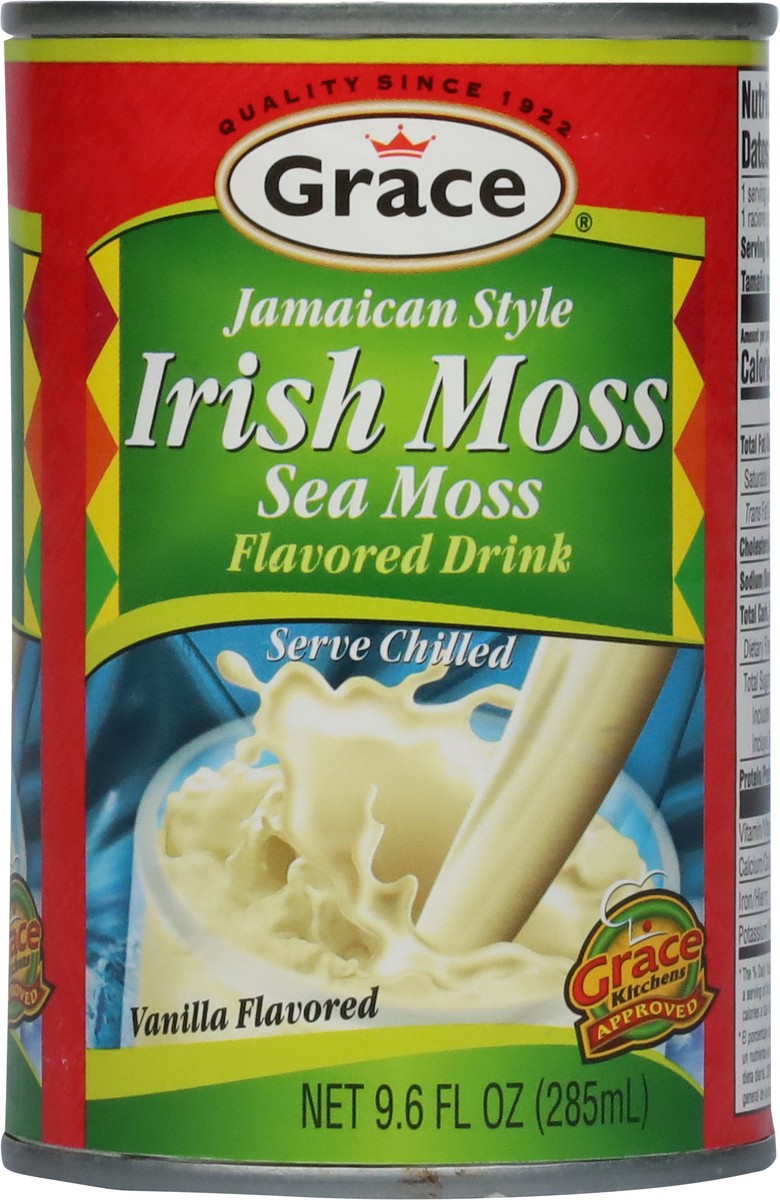 slide 9 of 9, Grace Jamaican Style Irish Moss Sea Moss Vanilla Flavored Flavored Drink - 9.6 fl oz, 9.6 fl oz